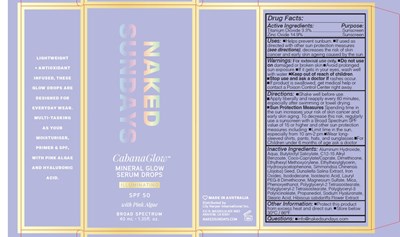 2 (Cabana Glow Mineral Glow Serum Drops 40ml Illuminatig)